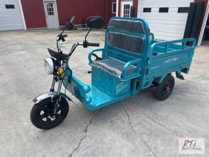lot 3 image: OnShine CT13 3 wheel electric dump ...