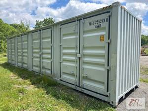 lot 4 image: Single trip 40ft shipping container...