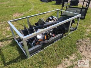 lot 14 image: 2X LandHonor hydraulic post hole di...