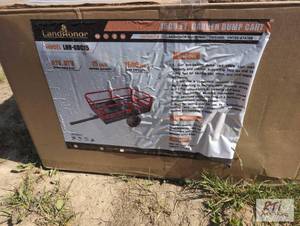 lot 24 image: LandHonor 3ft x 5ft garden dump car...