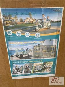 lot 25 image: OnShine mini electric cart, 25 mile...