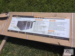 lot 42 image: LandHonor 6ft x 8ft galvanized apex...