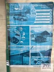 lot 56 image: OnShine 12ft x 20ft galvanized stee...