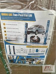 lot 130 image: OnShine 10,000lb 2 post hydraulic c...