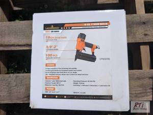 lot 132 image: LandHonor 18 gauge pneumatic nailer...
