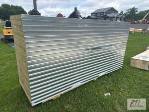 lot 142 image: 20X Insulated galvanized sheet stee...