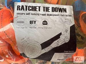 lot 160 image: (20) Small ratchet straps. MDI Ite...