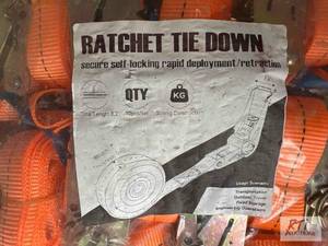 lot 161 image: (30) Small ratchet straps. MDI Ite...