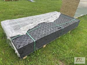 lot 181 image: 15X 4x8 plastic ground mats. MDI I...