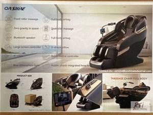 lot 187 image: OnShine high end massage chair, rol...