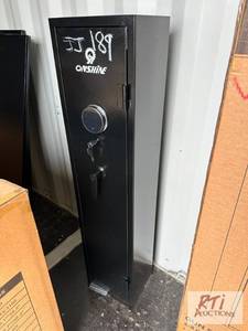 lot 195 image: OnShine 8 gun lockable safe, extrem...