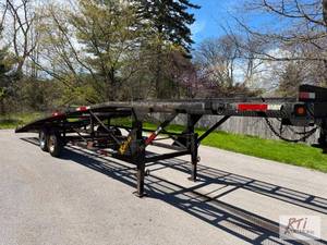 lot 23 image: 2007 Kaufman 23 car wedge trailer....