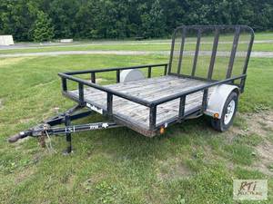 lot 28 image: 2009 PJ 6x10 utility trailer. VIN ...