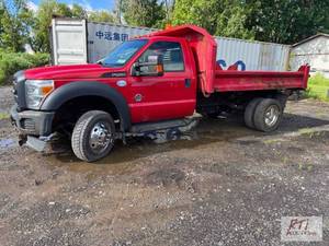 lot 29 image: 2014 Ford F450 dump truck. VIN1FDU...