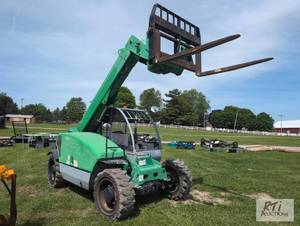 lot 47 image: Genie GTH-5519 telehandler, solid t...