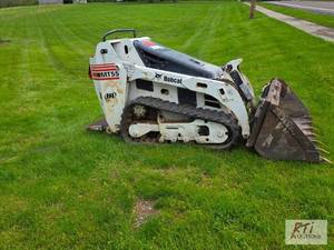 lot 55 image: Bobcat MT55 stand-on skid loader wi...