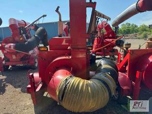lot 74 image: Diesel leaf vacuum. John Deere engi...