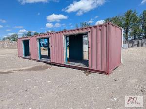 lot 128 image: 40Ft Container with three openings ...