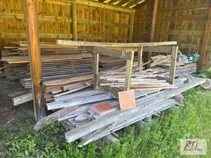 lot 168 image: Pallets of wood from dry storage, b...