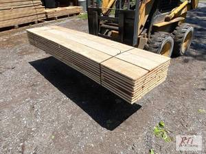 lot 172 image: 160 SQFT of fresh-cut spruce paneli...