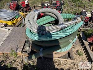 lot 228 image: Pallet of 3in hose.&nbspUnknown co...