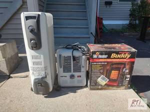 lot 252 image: Heaters. 3 in total. Works.&nbspTh...