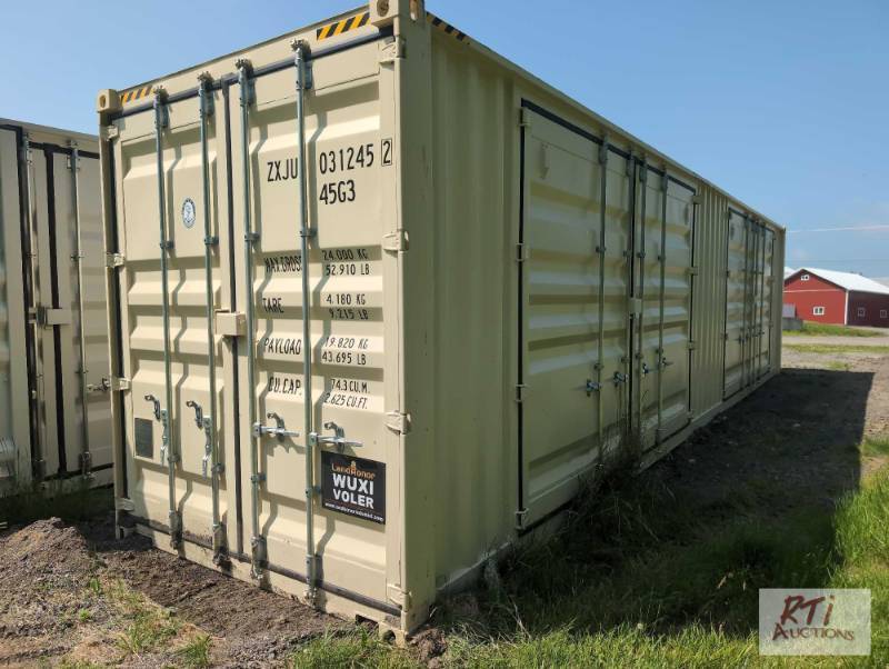 Single trip 40ft shipping container | New Equipment NetAuction