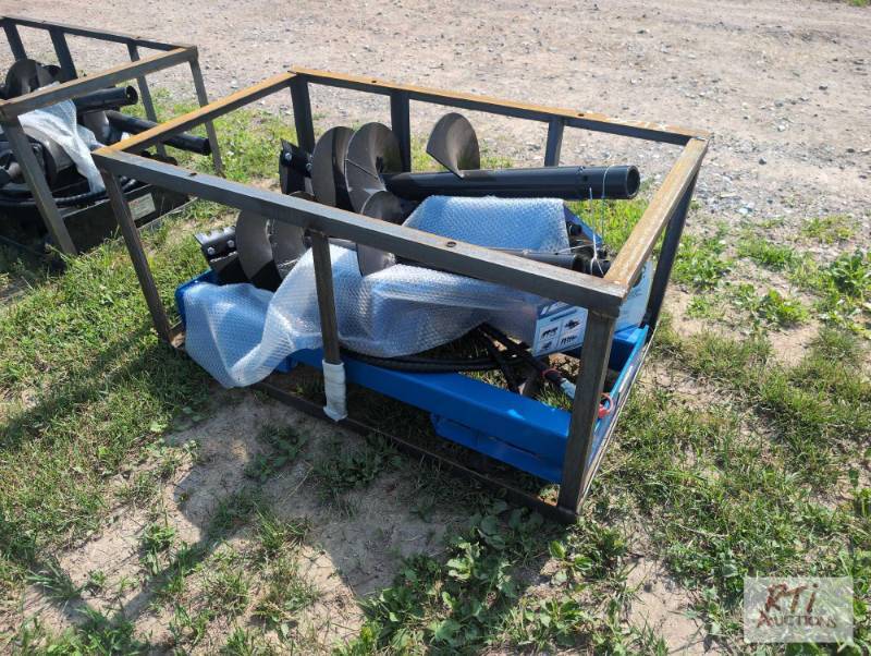 AGT hydraulic post hole digger for  | New Equipment NetAuction