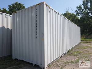 lot 8 image: Single trip 40ft shipping container...