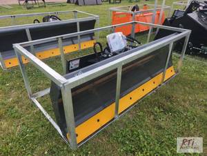 lot 65 image: Wolverine 84in 6 way dozer blade fo...