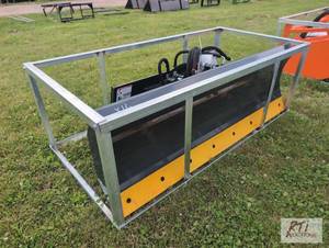 lot 66 image: Wolverine 84in 6 way dozer blade fo...