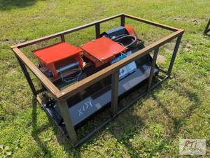 lot 73 image: AGT 4ft brush mower for Cat 308 siz...