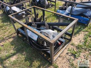 lot 87 image: Mower King hydrulic post hole digge...