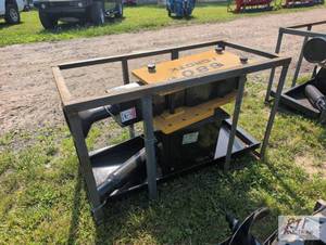 lot 91 image: PD680 hydraulic post pounder for sk...
