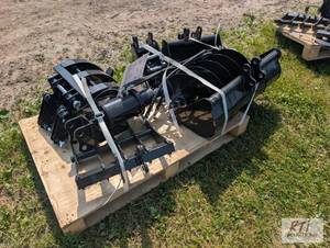 lot 122 image: AGT mini excavator attachment kit w...