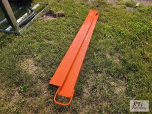 lot 150 image: Pair of 6ft 4in fork extensions. M...