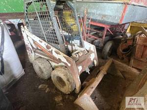 lot 96 image: Bobcat compact skid steer. 3,818 ho...