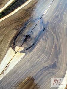 lot 274 image: 3X Live edge, walnut slab sets. 3 s...