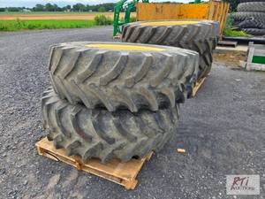 lot 293 image: (2) Firestone 42090R30 front wheel...