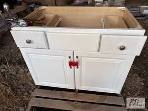 lot 347 image: (2) Bathroom vanities. 36in wide.&n...
