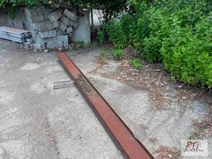 lot 372 image: 14FT 2 in steel 8IN I-beam. The ite...