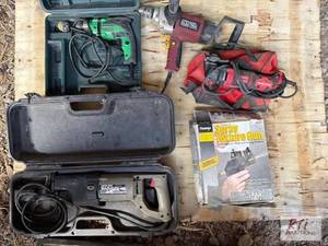 lot 458 image: Lot of assorted power tools, batter...