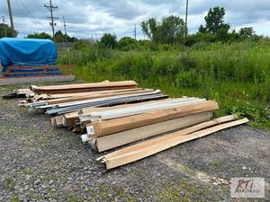 lot 466 image: Lot of trim, soffit, and siding.&nb...