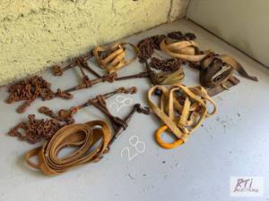 lot 469 image: Lot with 5 Ratchet load binders cha...