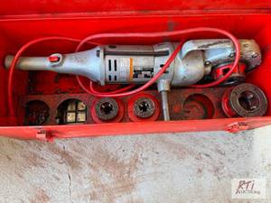 lot 497 image: RIDGID&nbspPower threader. Comes i...