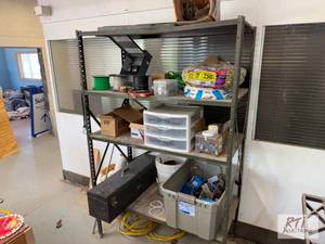 lot 501 image: Shelving unit with all contents inc...