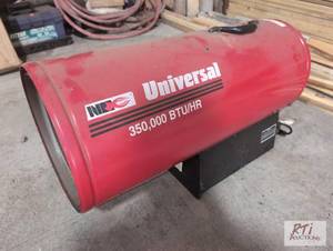 lot 27 image: Universal 350,000 portable propane ...