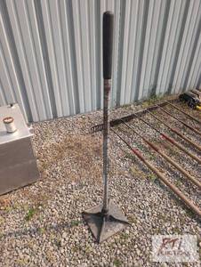 lot 67 image: 10 inch square hand pounder...