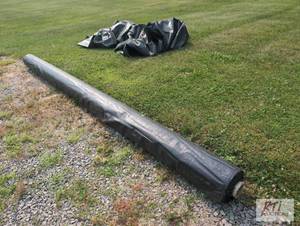 lot 74 image: Roll of landscape fabric, 12.5 feet...