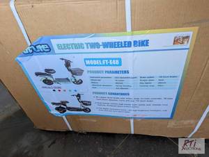lot 38 image: Future electric moped, 14in wheels,...